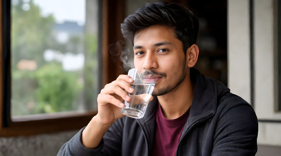 बिहान खाली पेट तातो पानी पिउनु स्वास्थ्यका लागि लाभदायक