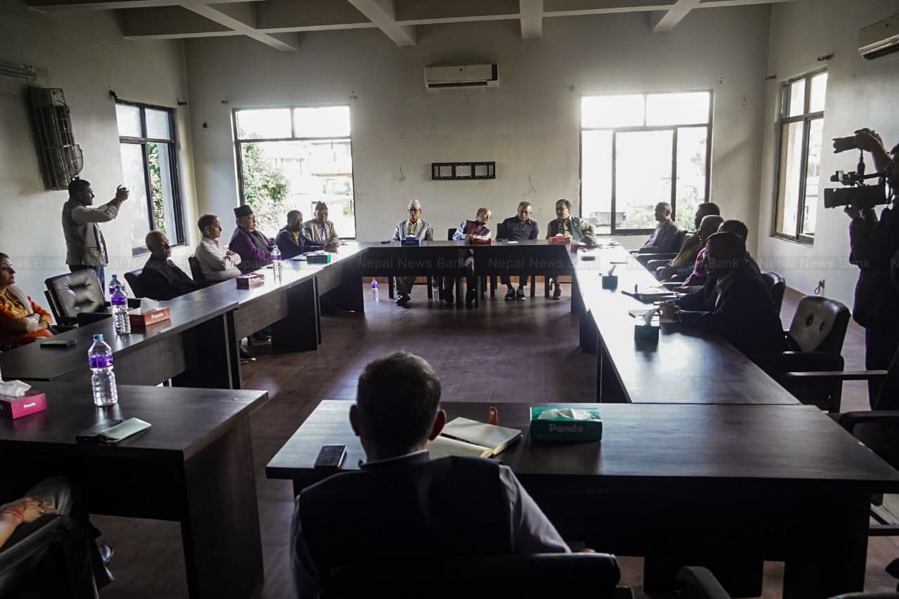 सभापति देउवाको अनुपस्थितिमा कांग्रेसको पदाधिकारी बैठक