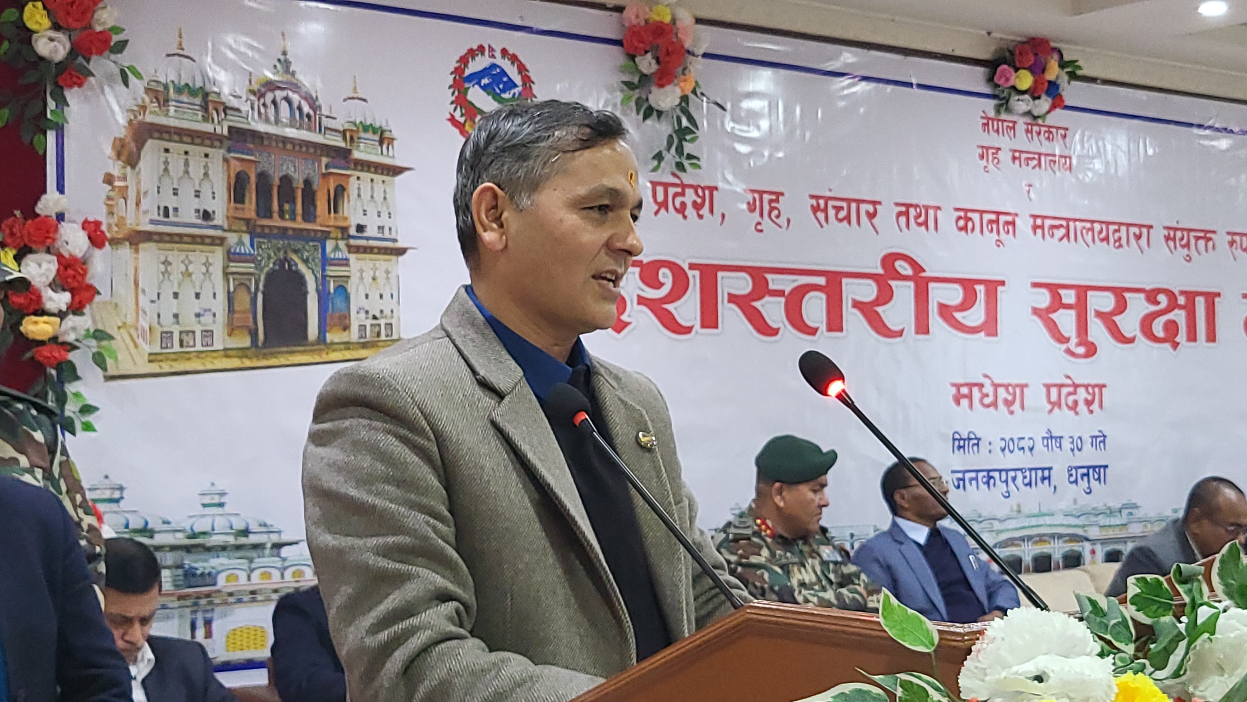 कुनै पनि किसिमको अपराध हुन नदिन सरकार कटिबद्ध छ : गृहमन्त्री अर्याल