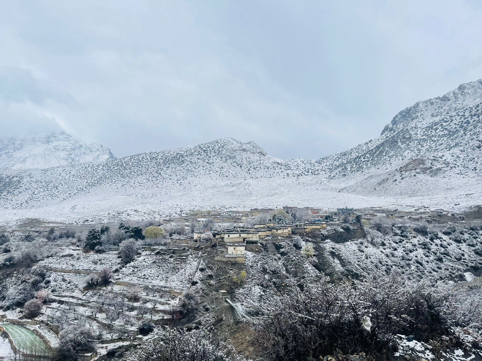 मुस्ताङमा पुन: हिमपात, पर्यटन व्यवसायी र कृषक उत्साहित