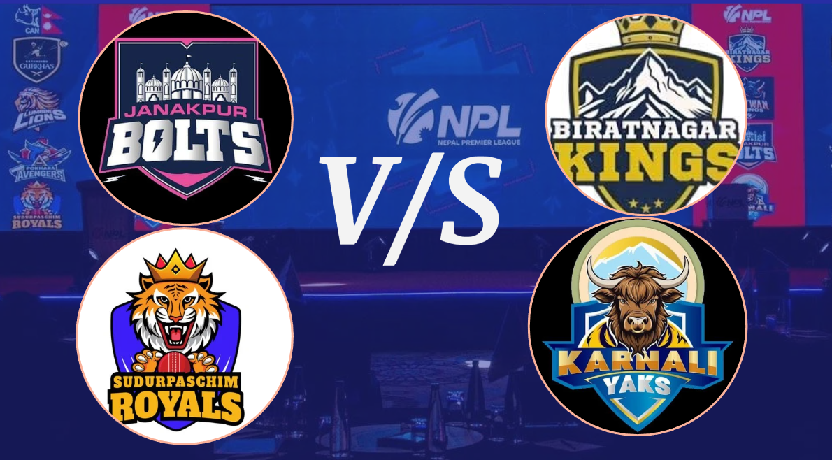 नेपाल प्रिमियर लिग (एनपीएल) अन्तर्गत आज दुई खेल हुँदै