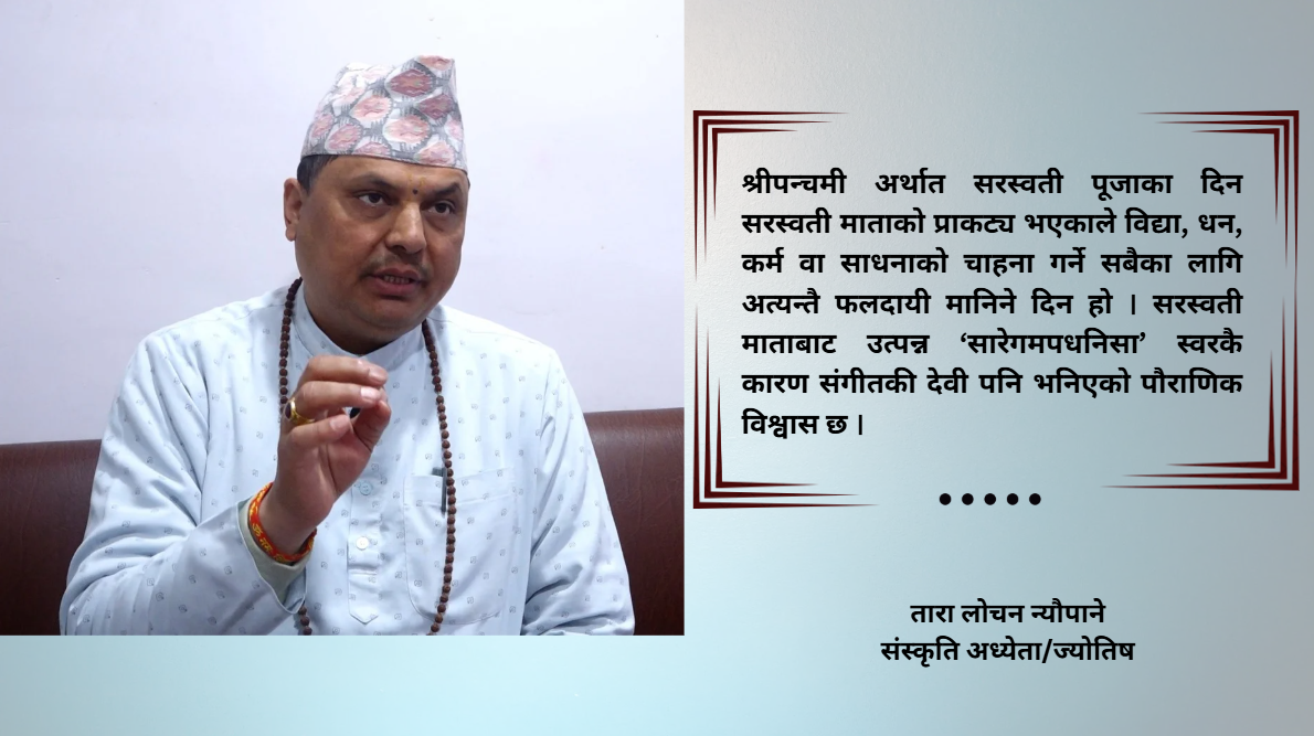 ‘सरस्वती पूजाः कला, संगीत र सिर्जनाको उत्सव हो’