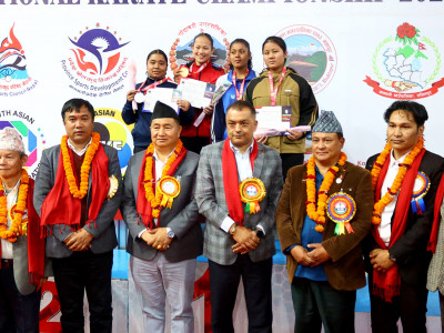 कराते प्रतियोगितामा नेपाल पुलिस क्लब टिम च्याम्पियन