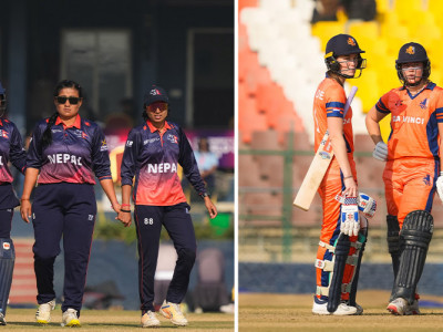 नेदरल्यान्ड्ससँग नेपाल २ रनले पराजित