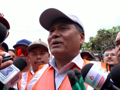 दुई खर्ब बराबरको संरचना नष्ट भयो, अब सबै मिलेर पुनर्निर्माण गरौं : मन्त्री घिसिङ