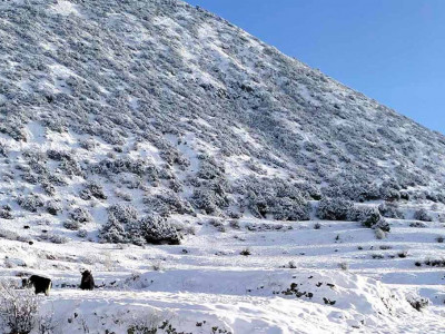 मनाङको तापक्रम माइनस २२ डिग्री सेल्सियस
