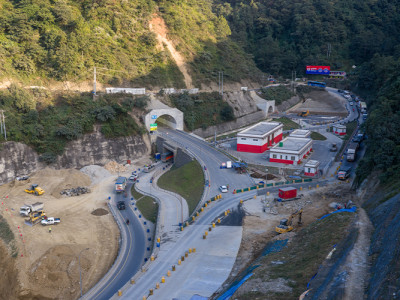 मुग्लिन–नागढुंगा सडक तीन दिनसम्म रातको समयमा बन्द हुने