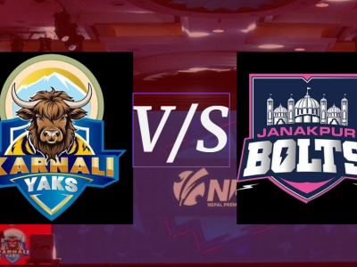 एनपीएल लिग चरणको अन्तिम खेल: आज कर्णाली याक्स र जनकपुर बोल्ट्सबीच प्रतिस्पर्धा हुँदै