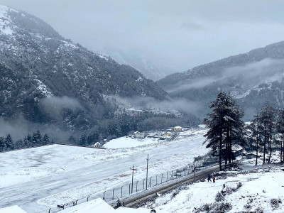 आज वर्षा र हिमपातको सम्भावना
