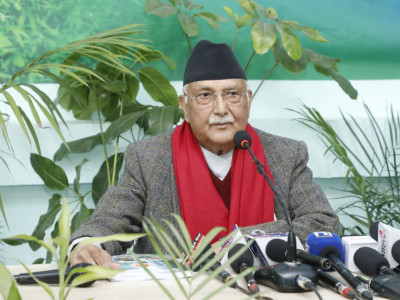 प्रकृति संरक्षणमै एमालेको पहिलो प्रतिबद्धता रहेको ओलीको दाबी