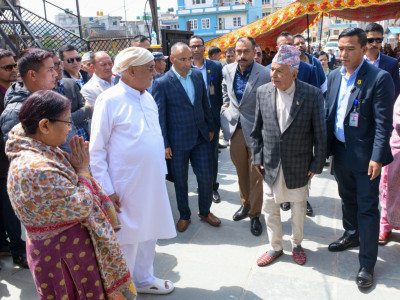 राष्ट्रपतिद्वारा केपी शर्मा  ओलीका परिवारप्रति समवेदना व्यक्त