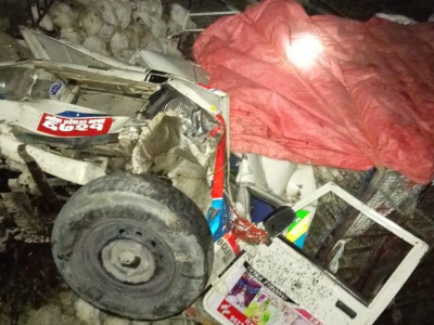 मकवानपुरको सिमखोला पुल नजिक बोलेरो पिकअप दुर्घटना, एक जनाको मृत्यु