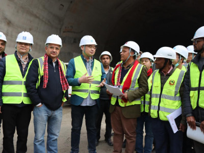 सिद्धबाबा सुरुङ निर्माण ६५ प्रतिशत सम्पन्न