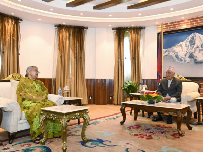 राष्ट्रपति र प्रधानमन्त्रीबीच भेटवार्ता