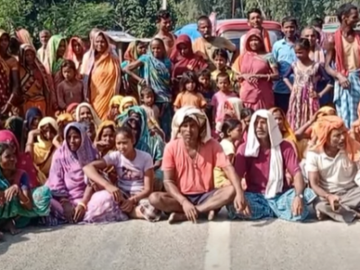 राहत वितरणमा पक्षपातको आरोप, कोडैनाका बाढी पीडित सडकमा