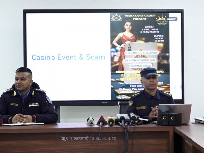 क्यासिनो खेल्ने र खेलाउने ७ जना पक्राउ