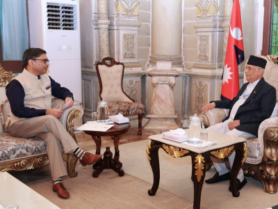 भारतीय विदेश सचिव मिश्रीले भेटे प्रधानमन्त्री