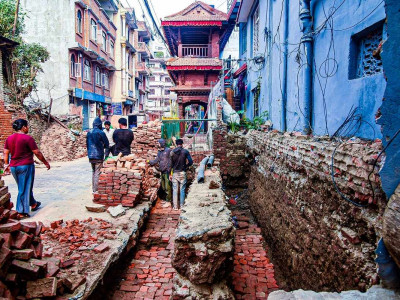‘ग्वलः दे’ को मौलिक स्वरुप पुनरुत्थान : मठा फल्चाको शिलान्यास