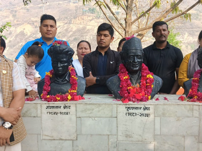 पुष्पलालको जन्म जिल्लामा मनाइयो कम्युनिष्ट पार्टीको स्थापना दिवस