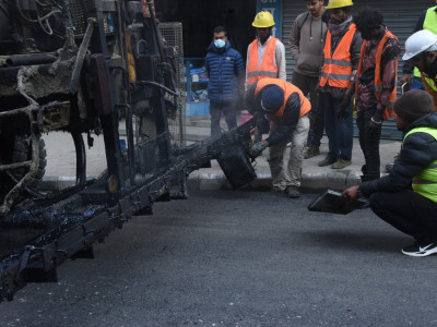धुलोरहित सडक अभियानमा काठमाडौं महानगर, ढल, सडक मर्मत, कालोपत्रे धमाधम