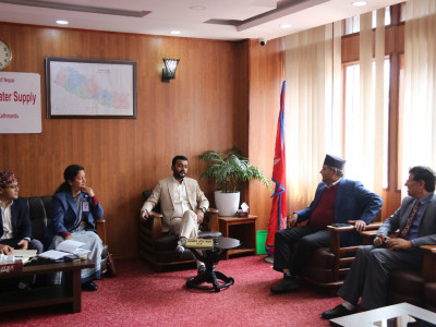 मन्त्री यादव र मुख्यमन्त्री आचार्यबीच भेटर्वार्ता