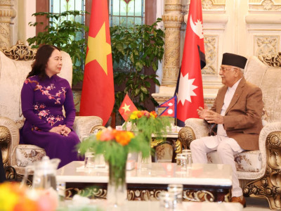 भियतनामका उपराष्ट्रपति र प्रधानमन्त्रीबीच भेटवार्ता