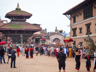 भक्तपुरमा गाईजात्रा पर्व सुरु (तस्विरहरु)