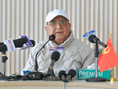 बालेनको शपथ समारोहमा केपी ओली अनुपस्थित