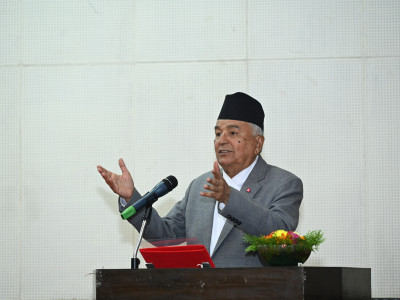 सूत्रधारको भूमिकामा राष्ट्रपति पौडेल