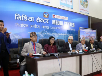 देशभर ४४ स्थानमा मतदान स्थगित, ६४ प्रतिशत मतदान