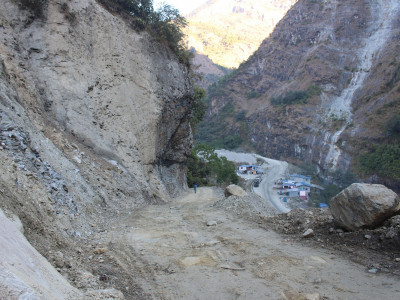 म्याग्दीमा चन्दा सङकलन गरी  १८ किलोमिटर सडक निर्माण