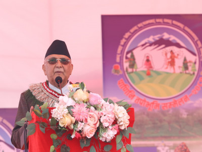 प्रधानमन्त्रीबाट पाणिनि तपोभूमि सम्मेलन उद्घाटन